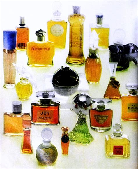 perfumes from 1960s and 1970s.